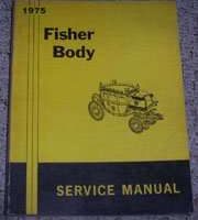 1975 Cadillac Deville Fisher Body Service Manual