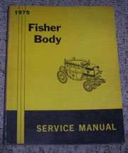 1975 Pontiac Ventura Fisher Body Service Manual