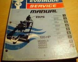 1975 Evinrude 135 HP Models Service Manual