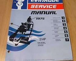 1975 Evinrude 2 HP Models Service Manual