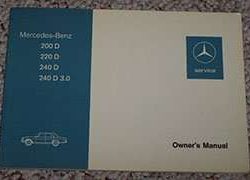 1976 Mercedes Benz 240D & 240D 3.0 Euro Models Owner's Manual