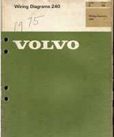 1975 Volvo 242 Series Wiring Diagrams Manual