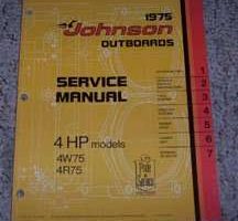 1975 Johnson 4 HP Outboard Motor Shop Service Repair Manual