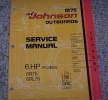 1975 Johnson Outboards 6 HP Models Parts Catalog
