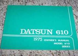 1975 Datsun 610 Owner's Manual