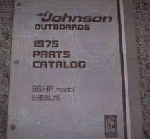 1975 Johnson Outboards 85 HP Models Parts Catalog