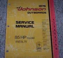 1975 Johnson 85 HP Outboard Motor Service Manual