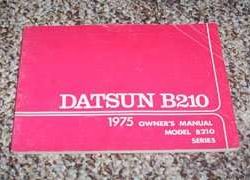 1975 Datsun B210 Owner's Manual