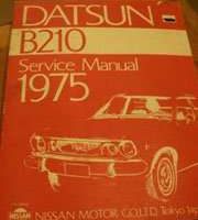 1975 Datsun B210 Service Manual