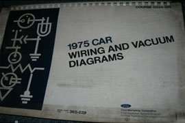 1975 Lincoln Mark IV Large Format Electrical Wiring Diagrams Manual