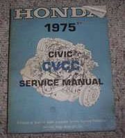 1975 Honda Civic CVCC Service Manual