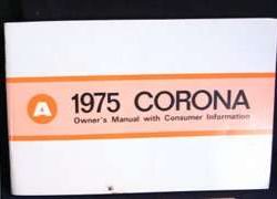1975 Toyota Corona Owner's Manual