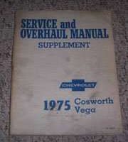 1975 Chevrolet Cosworth Vega Service Manual Supplement