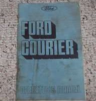 1975 Ford Courier Owner's Manual