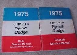 1975 Dodge Coronet Service Manual