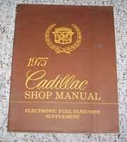 1975 Cadillac Deville Electronic Fuel Injection Shop Service Manual Supplement