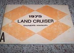 1975 Toyota Land Cruiser Owner's Manual