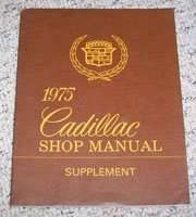 1975 Cadillac Deville Shop Service Manual Supplement