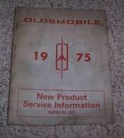 1975 Oldsmobile Cutlass New Product Service Information Manual