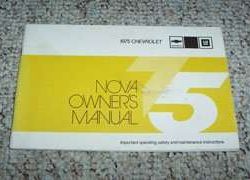 1975 Chevrolet Nova Owner's Manual