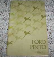 1975 Ford Pinto Owner's Manual