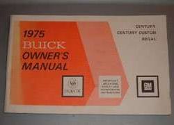 1975 Buick Century, Regal Owner's Manual