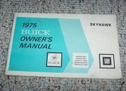 1975 Buick Skyhawk Owner's Manual