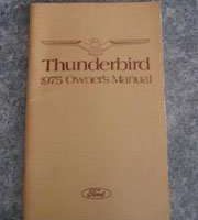1975 Ford Thunderbird Owner's Manual