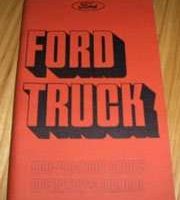 1975 Ford F-Series Truck 500, 750, 6000 & 7000 Owner's Manual