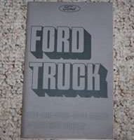 1975 Ford W-Series Truck Owner's Manual