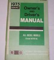 1975 GMC Truck Diesel Models Owner's Manual