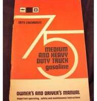 1975 Chevrolet Medium & Heavy Duty Trucks Gasoline Owner's Manual