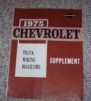 1975 Chevrolet Truck Wiring Diagrams Manual Supplement