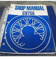 1977 Honda CB750A Motorcycle Service Manual