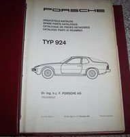 1977 Porsche 924 Spare Parts Catalog