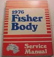 1976 Cadillac Deville Fisher Body Service Manual