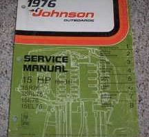 1976 Johnson Outboards 15 HP Models Parts Catalog