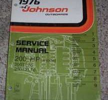 1976 Johnson 200 HP Outboard Motor Service Manual