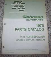 1976 Johnson Outboards 200 HP Models Parts Catalog