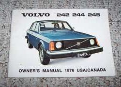 1976 Volvo 242, 244 & 245 Owner's Manual