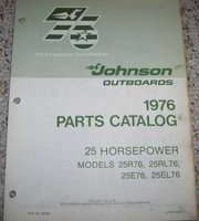 1976 Johnson Outboards 25 HP Models Parts Catalog
