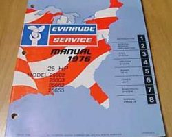 1976 Evinrude 25 HP Models Service Manual