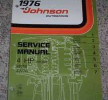 1976 Johnson 4 HP Outboard Motor Service Manual