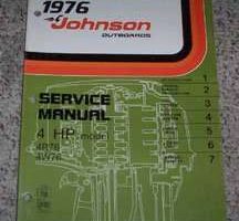 1976 Johnson Outboards 4 HP Models Parts Catalog