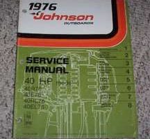1976 Johnson 40 HP Outboard Motor Service Manual