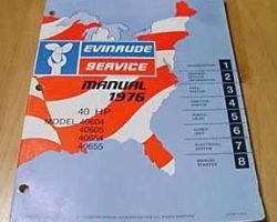 1976 Evinrude 40 HP Models Service Manual