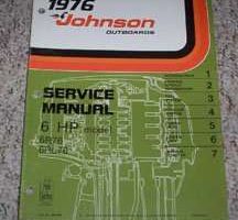 1976 Johnson Outboards 6 HP Models Parts Catalog