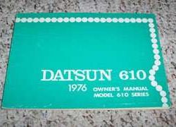 1976 Datsun 610 Owner's Manual