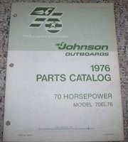 1976 Johnson Outboards 70 HP Models Parts Catalog