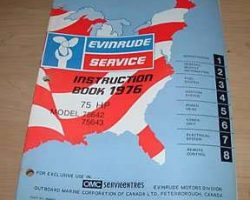 1976 Evinrude 75 HP Models Service Manual